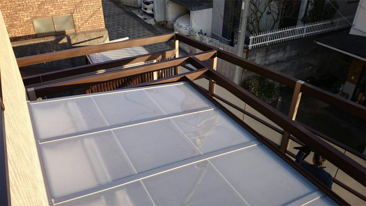 川崎市　テラス工事